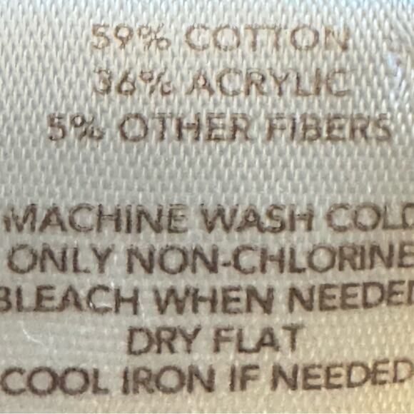 Loft cream and gold thread open front cardigan sweater size medium M
 b34 - Picture 3 of 4